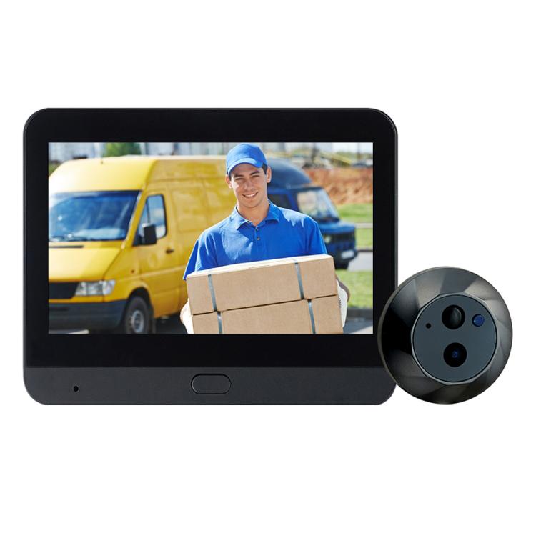 ESCAM C88 4.3 inch 1080P PIR Digital Door Viewer WiFi Video Doorbell Support Night Vision, Two-way Audio, C88 ESCAM C88 4.3 inch 1080P PIR Digital Door Viewer WiFi Video Doorbell Support Night Vision, Two-way Audio, C88
